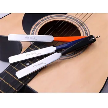 3 adet / takım Gitar bas klavye frets köşe frets taç kırpma parlatma dosya frets dosya Gitar tamir araçları