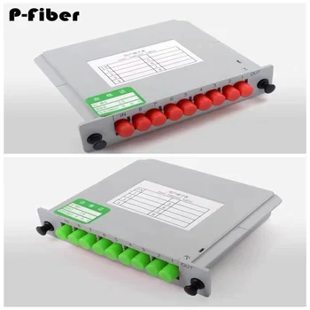 5 adet 1 * 8 FC / APC fiber optik bölücü FC UPC1x8 fiş FTTH yuvarlak konnektör fiber optik çoğaltıcı UXG bağlantısı