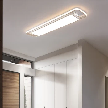 Dikdörtgen Modern Led tavan lambaları oturma odası koridor mutfak kapalı tavana monte tavan ışık odası