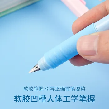 Itme tipi dolma kalem Geri Çekilebilir Ekstra Ince 0.38 mm Mürekkep Kalemler dolma kalem Mürekkep Kalemler Ofis Malzemeleri Okul Malzemeleri 03987