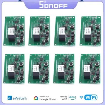 1-10 ADET SONOFF SV 5-24V Güvenli Voltaj Kablosuz WiFi Akıllı Ev anahtar modülü Desteği İkincil Geliştirme Kontrolü İle eWeLink
