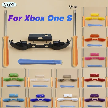 1 Takım Xbox One Slim LB RB Tampon Tetik Düğmesi Kiti Xbox One S Gamepad Denetleyici Renkli DIY Yedek Aksesuarlar