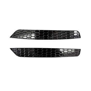 1 Çift Petek Kuyruk Arka Sis aydınlatma koruması Trim Styling Golf 6 GTI için Arka Bar Tampon Reflektör Şeritler Sticker Parlak