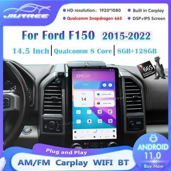 14.5 inç Tesla Ekran Araba Radyo Ford Raptor İçin F150 2015 - 2022 Android 12 GPS Autoradio Multimedya Video Oynatıcı