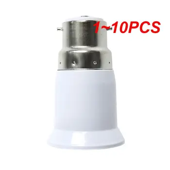 1~10 ADET E27 Beyaz led ışık Ampul Soket Adaptörü Dönüştürücü lamba ampulü Tutucu Ev Stüdyosu Fotoğraf Yanmaz Aydınlatma