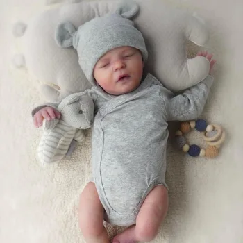 40cm Reborn Bebekler Komple Bitmiş Gerçekçi Gerçek Yumuşak Dokunmatik Yüksek Kaliteli Koleksiyon Sanat Yeniden Doğmuş Bebek El Çizim Saç Oyuncak