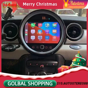 4G LET 64 Renkler Otomatik Stereo Android 12 MİNİ R54 R55 2007-2016 Araba Multimedya Oynatıcı GPS Navigasyon Carplay Radyo Ana Ünite