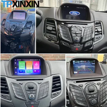 64G Araba Radyo 2 Din Stereo Alıcısı Android10 Ford Fiesta 2013 İçin 2014 2015 2016 GPS Navi Multimedya Oynatıcı Kaydedici Kafa Ünitesi
