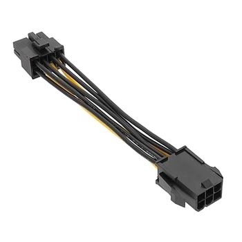 6pin Dişi 8pin Erkek Genişleme Kablosu PCIE 6 P 8 P Dönüştürücü Kablosu 18AWG