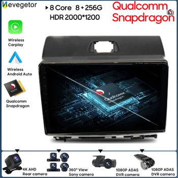 8 çekirdekli Hiçbir 2din DVD Qualcomm Snapdragon Android 13 KIA Ray 2011 -2017 İçin Ayna Bağlantı RDS Android Otomatik GPS Navigasyon 4G