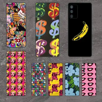 Andy Warhol Sanat Telefon Kılıfı İçin Samsung Galaxy A54 A14 A34 A13 A52S A73 A53 A23 A04 A03 M53 A71 A22 A80 A91