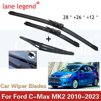 Araba sileceği Ön ve Arka Cam silecek bıçak seti Ford C-max ve Grand C-max MK2 2010 - 2023 Ön Cam Cam Pencere 28 