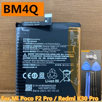 BM4Q 4700mAh Orijinal Yeni Yüksek Kalite Pil için Xiaomi Pocophone Poco F2 Pro Redmi için K30 Pro K30Pro Telefonu Pilleri