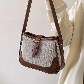 Basit ve Zarif kadın Çantası 2023 Yeni Çok Yönlü Kış INS Crossbody Koltukaltı Çanta Moda Bir omuz çantası Kadınlar için