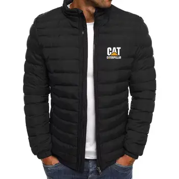 CAT2023 Sonbahar Ve Kış Rahat Ceket Sıcak Parka Kamp Rüzgarlık Yolculuk Dış Giyim Kış fermuar Yeni moda Trendi Erkekler Pıhtı