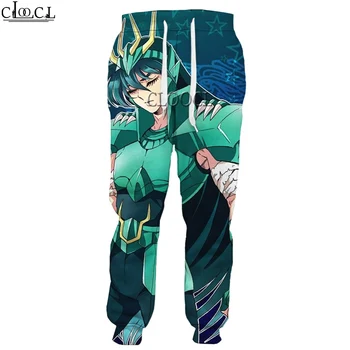 CLOOCL Moda Anime Şövalyeleri Zodyak Erkek Kadın Pantolon 3D Baskı Sıcak Satış Hip Hop İpli Pants0001