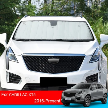 Cadillac için XT5 2016-2025 araba güneş şemsiyeleri UV Koruma Yan Pencere Perde Güneş Gölge Siperliği Ön Cam İç Aksesuar