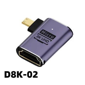 Derece U şeklinde Mini cinsiyet Adaptörü USB3. 2 Tip-c Adaptörü USB Erkek Kadın Uzatma USB C Dönüştürücü HD 2.1 V 8K 60Hz