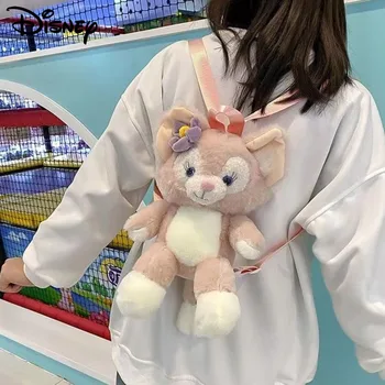 Disney Linabell StellaLou Sevimli peluş oyuncak Sırt Çantası Kadın Kore Moda Tatlı Kawaii Öğrenciler omuzdan askili çanta Arkadaşlar doğum günü hediyesi
