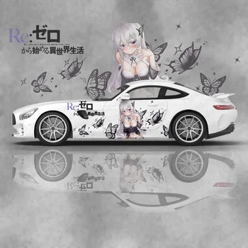 Echidna (ReZero) anime Araba Vücut Çıkartmaları Itasha vinil araba Yan çıkartma Premium vinil yapışkan Özelleştirmek Araba vücut sargıları