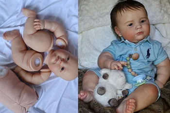 FBBD 24 inç Zaten Boyalı Yeniden Doğmuş Bebek Bebek Joseph Uyanık Damarlar İle Demonte Kiti Sanatçı Bebekler Çocuklar İçin