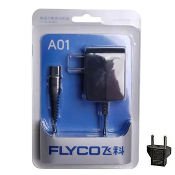 Flyco Elektrikli Tıraş Makinesi Orijinal A01 5 V 800ma AC Güç şarj adaptörü w / AB Değişim Fiş İçin FLYCO FS321 FS331 FS350 FS366 FS371
