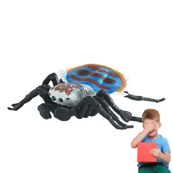 Gerçekçi Örümcek Oyuncaklar Büyük Sahte Örümcek Eylem Modeli Hayvan Oyuncaklar Rakamlar Cadılar Bayramı Prank Sahne Parti Malzemeleri