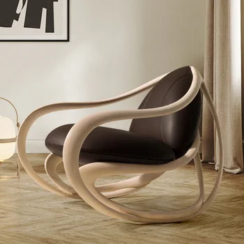 Italyan Giorgetti sallanan sandalye Hareket sallanan sandalye Tasarımcı Yaratıcı Villa Oturma Odası Eğlence Tek Kanepe