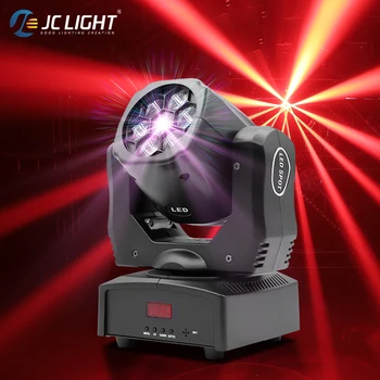 JC ışık Mini arı göz hareketli kafa lazer ışığı RGBW 4in1Green lazer sahne ışıkları düğün DJ disko yapmak gece sıcak satış