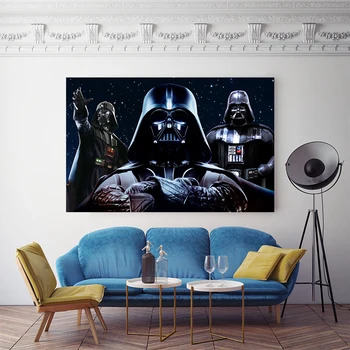 Marvel Star Wars Darth Vader Film Tuval Boyama Soyut Anime Posterler Baskılar Duvar sanat resmi Odası Ev Dekorasyon