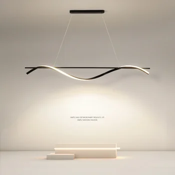Modern LED kolye ışıkları ev kapalı dekor avize oturma yemek odası mutfak asılı Lamparas masa aydınlatma armatürleri