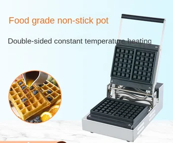 Muffin makinesi, petek şekilli waffle makinesi, Belçika Kesong tatlı patates waffle makinesi, elektrikli ısıtma