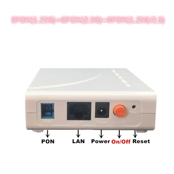 ONU EPON 1.25 G GPON 2.5 G XPON(1.25 g/2.5 g)ONU ile FTTH AĞ onu wifi modem 10/100/1000M RJ45 OKT anahtarı