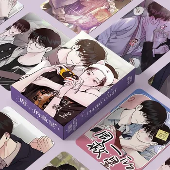 Pazartesi günü Kurtarıcı Anime Kartları Kore Komik LOMO Kartı Kendinden Kağıt Kartı Karikatür Fotocard Hayranları Koleksiyonu Zarif Kartpostal