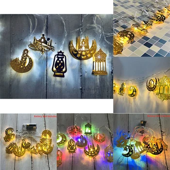 Peri dize ışık Mübarek ramazan için özel olarak tasarlanmış Müslüman EİD Müslüman islam ay parti dekor