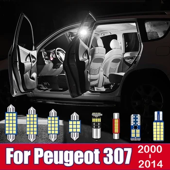 Peugeot 307 SW için Kapak 2000 2001 2002 2003 2004 2005 2006 2007 2008 2009 2010 2011 2012 2013 2014 Araba LED ışıkları aksesuarları