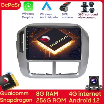 Qualcomm Snapdragon Araba Radyo Çalar Navigasyon GPS Wifi BT 4G Kablosuz Carplay Android Otomatik Honda Pilot İçin 2006 - 2008