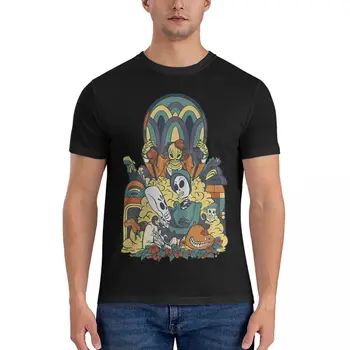 Sanat erkek T Shirt Grim Fandango Komik Tee Gömlek Kısa Kollu Ekip Boyun T-Shirt Pamuk Hediye Giyim