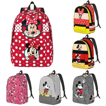 Sevimli Minnie Mouse Sırt Çantası Kız Erkek Mickey Çanta Schoolbag Seyahat Depolama Aksesuarları Çocuklar için Hediyeler