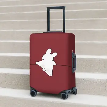 Sevimli Tavşan bavul kılıfı Tatil Hayvan Anime Elastik valiz İş Koruyucu