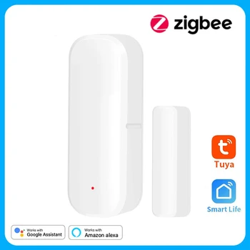 Tuya / eWeLink Zigbee Akıllı Sıcaklık ve Nem Sensörü / Mini PIR Hareket Sensörü / Kapı Pencere Dedektörü İle Çalışmak Akıllı Yaşam