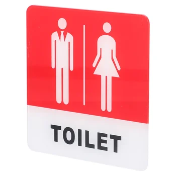 Unisex Tuvalet Uyarı İşareti Tuvalet Giriş İşareti Tuvalet İşareti Etiket Tuvalet Otel Unisex Tuvalet Kapı İşareti