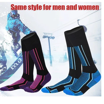 Yeni Kış Sıcak Kalınlaşmış Kayak Çorap Yürüyüş Çorap Kadın Erkek Çocuklar için Anti-soğuk Kayak Çorap Spor