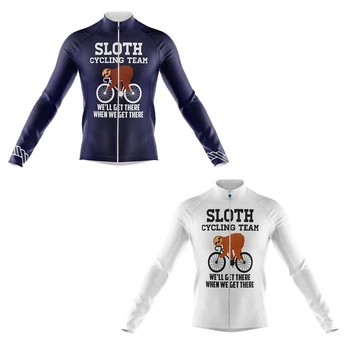 Yeni Tembellik Kış Termal Polar Uzun Kollu erkek Retro Bisiklet Jersey Pro Team Yol Bisiklet Dağ Giyim Bisiklet Giyim