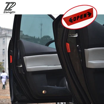 ZD 4X / Set Uyarı Çıkartmaları Araba Kapı Yansıtıcı Uyarı İçin Chevrolet cruze aveo Ssangyong kyron Toyota corolla chr aksesuarları
