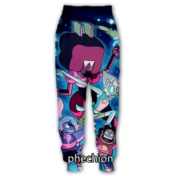 phechıon Yeni Erkek / Kadın Karikatür Steven Evren 3D Baskılı Rahat pantolon Moda Streetwear Erkekler Gevşek Spor Uzun Pantolon F147