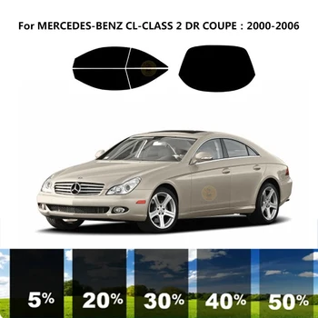 Önceden kesilmiş nanoceramics araba UV Pencere Tonu Kiti Otomotiv Cam Filmi MERCEDES-BENZ CL-CLASS 2 DR COUPE 2000-2006